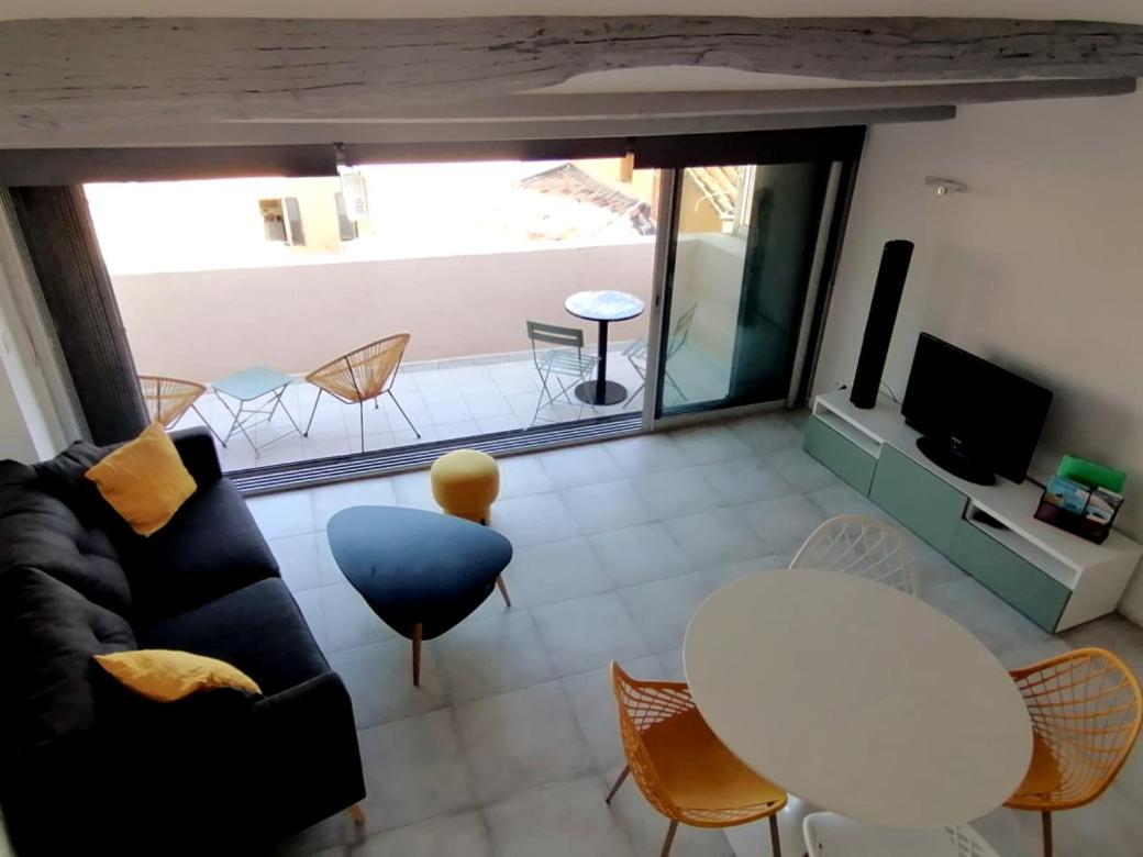 Charmant Appartement Terrasse Sur Les Toits Grasse Exterior foto
