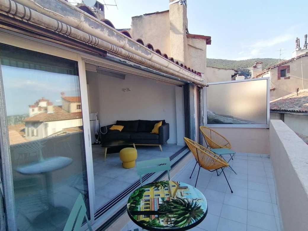 Charmant Appartement Terrasse Sur Les Toits Grasse Exterior foto